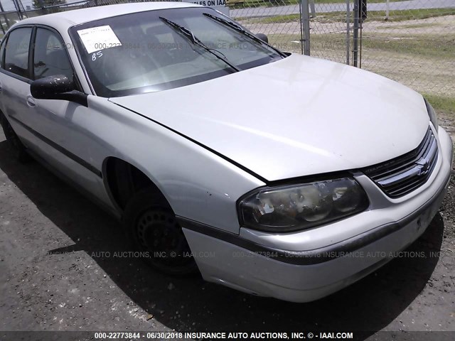 2G1WF52E549385199 - 2004 CHEVROLET IMPALA BEIGE photo 6