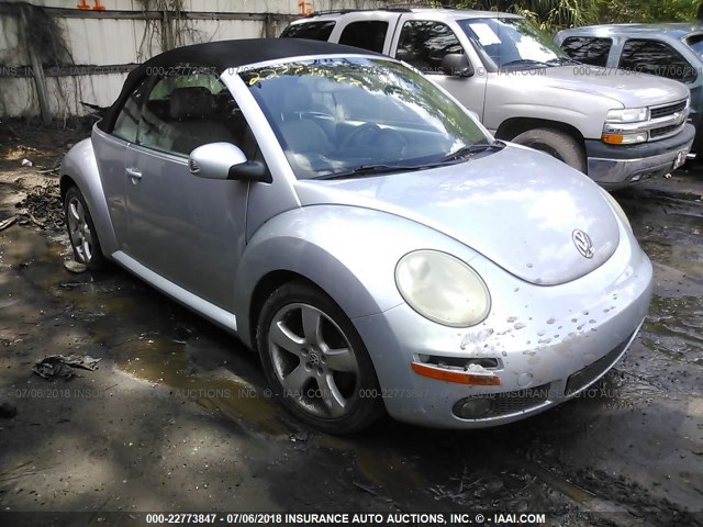 3VWSF31Y46M307509 - 2006 VOLKSWAGEN NEW BEETLE CONVERTIBLE OPTION PKG 2 SILVER photo 1