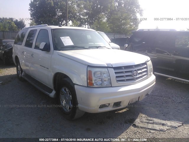 3GYFK66N75G124709 - 2005 CADILLAC ESCALADE ESV WHITE photo 1