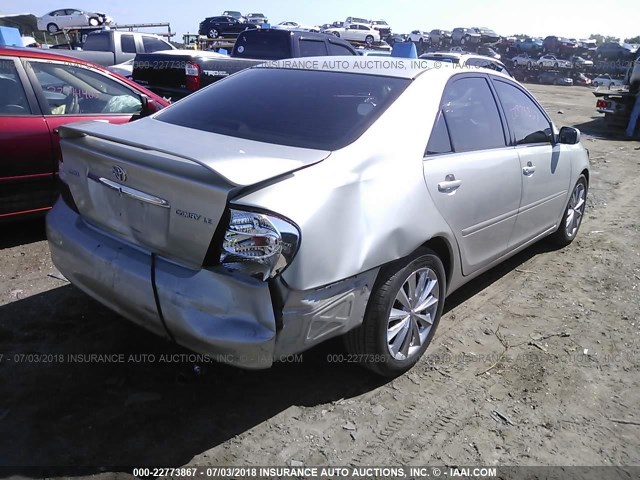 4T1BE32K03U705187 - 2003 TOYOTA CAMRY LE/XLE/SE SILVER photo 4