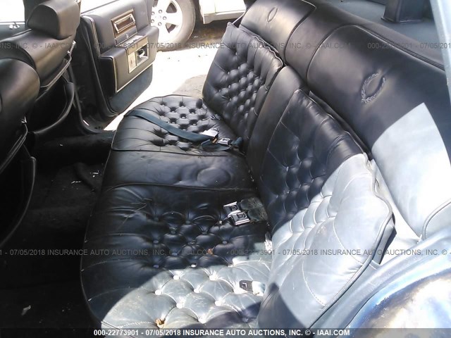 1G6DW51Y8H9747387 - 1987 CADILLAC BROUGHAM Navy photo 8