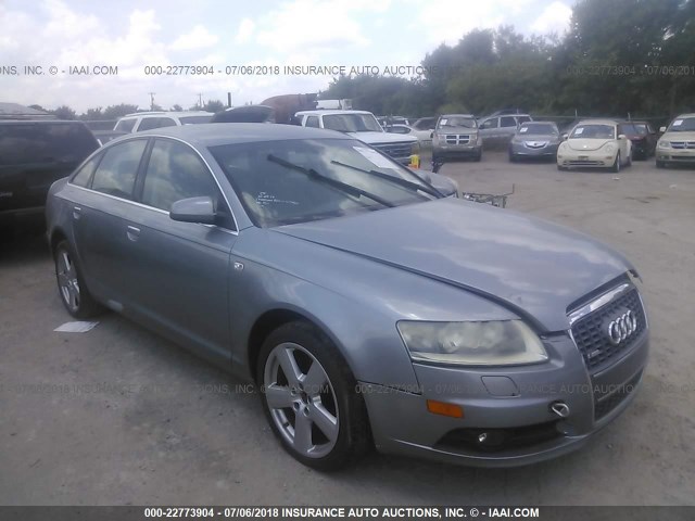 WAUAH74F98N108021 - 2008 AUDI A6 3.2 GRAY photo 1