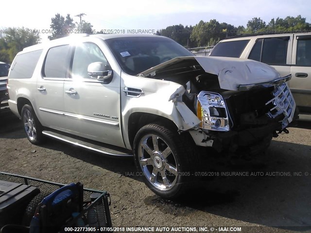 1GYS3HEF2DR245597 - 2013 CADILLAC ESCALADE ESV LUXURY WHITE photo 1