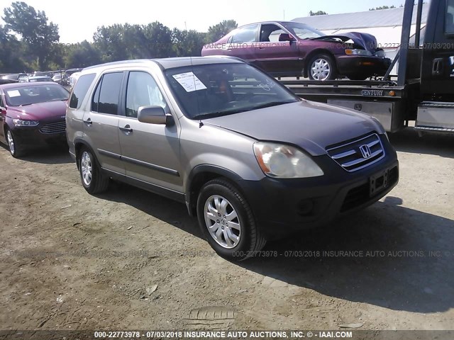 SHSRD78815U329869 - 2005 HONDA CR-V EX TAN photo 1