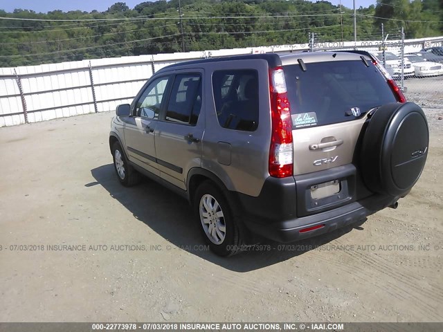 SHSRD78815U329869 - 2005 HONDA CR-V EX TAN photo 3