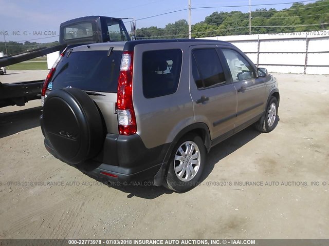 SHSRD78815U329869 - 2005 HONDA CR-V EX TAN photo 4