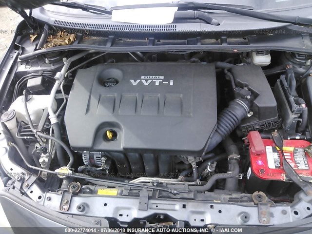JTDBL40E09J011753 - 2009 TOYOTA COROLLA LE/XLE GRAY photo 10