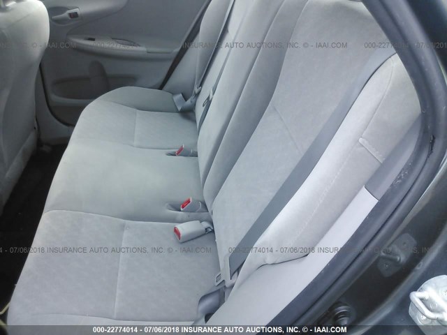 JTDBL40E09J011753 - 2009 TOYOTA COROLLA LE/XLE GRAY photo 8