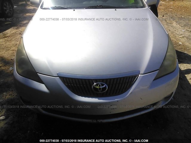 4T1CE38P45U531392 - 2005 TOYOTA CAMRY SOLARA SE/SLE 银色 照片 6