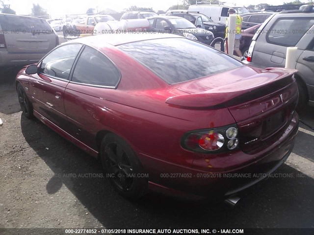 6G2VX12U46L814111 - 2006 PONTIAC GTO RED photo 3