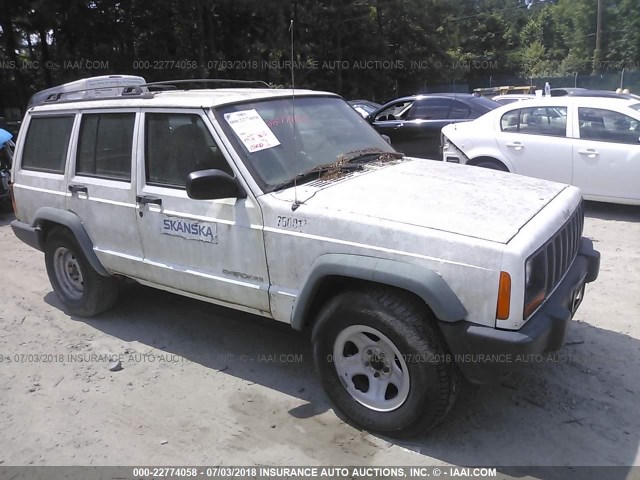 1J4FF28S8XL531024 - 1999 JEEP CHEROKEE SE WHITE photo 1