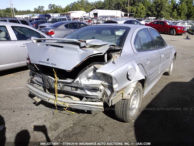 1G2NE52T61M649165 - 2001 PONTIAC GRAND AM SE SILVER photo 6