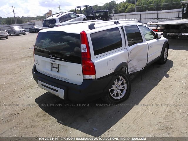 YV4SZ592871267033 - 2007 VOLVO XC70 WHITE photo 4