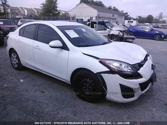 JM1BL1SF8A1331525 - 2010 MAZDA 3 I WHITE photo 1