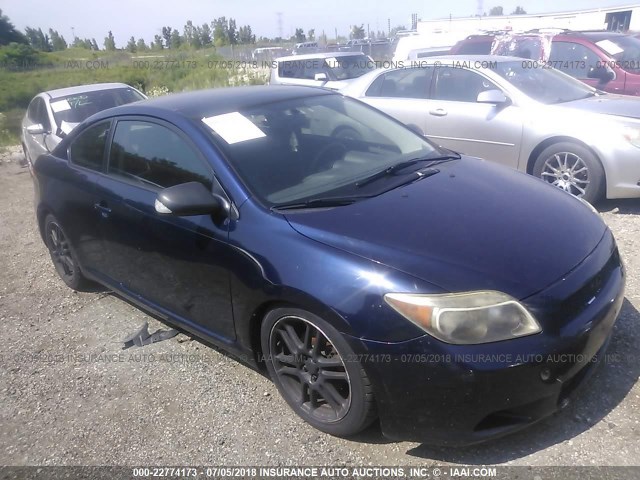 JTKDE177860107486 - 2006 TOYOTA SCION TC BLUE photo 6