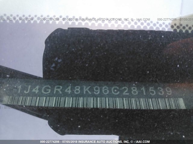 1J4GR48K96C281539 - 2006 JEEP GRAND CHEROKEE LAREDO/COLUMBIA/FREEDOM 棕色 照片 9