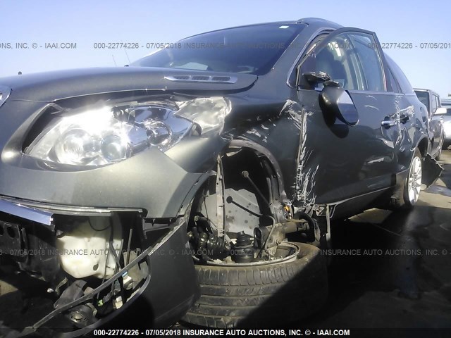 5GALVBED7AJ269535 - 2010 BUICK ENCLAVE CXL ნაცრისფერი ფოტო 6