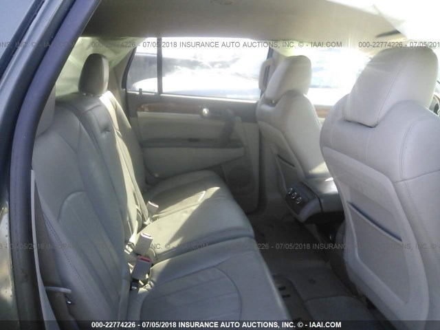 5GALVBED7AJ269535 - 2010 BUICK ENCLAVE CXL GRAY photo 8