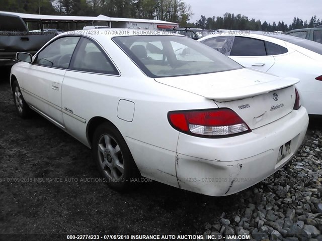 2T1CF28P3YC308371 - 2000 TOYOTA CAMRY SOLARA SE/SLE WHITE photo 3