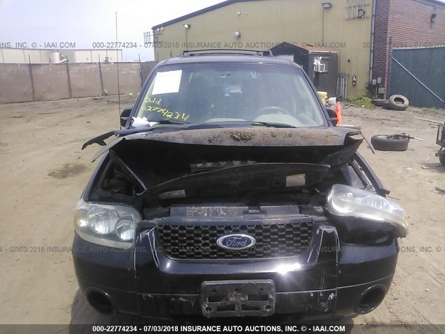 1FMCU94145KA44082 - 2005 FORD ESCAPE LIMITED BLACK photo 6