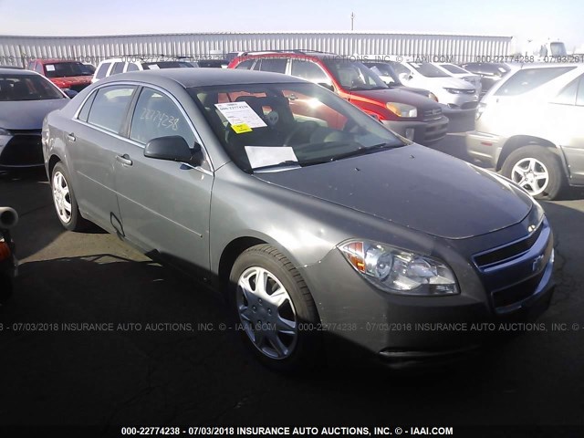 1G1ZG57B194143125 - 2009 CHEVROLET MALIBU LS GRAY photo 1