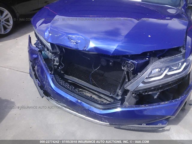 1HGCT1B31GA011712 - 2016 HONDA Accord LX-S BLUE photo 6