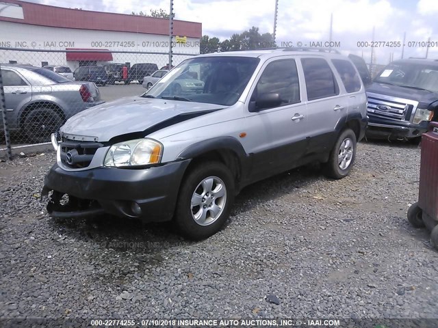 4F2CZ06164KM09391 - 2004 MAZDA TRIBUTE ES 银色 照片 2