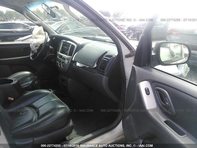 4F2CZ06164KM09391 - 2004 MAZDA TRIBUTE ES SILVER photo 5