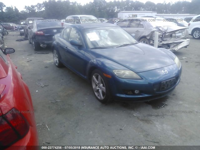 JM1FE173960201566 - 2006 MAZDA RX8 BLUE photo 1