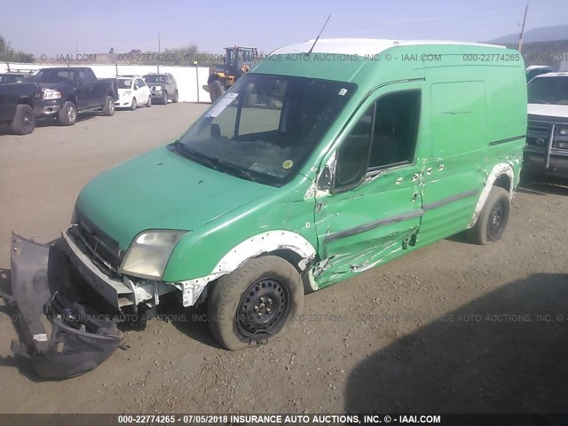NM0LS7AN8AT033125 - 2010 FORD TRANSIT CONNECT XL GREEN photo 2