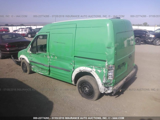 NM0LS7AN8AT033125 - 2010 FORD TRANSIT CONNECT XL GREEN photo 3