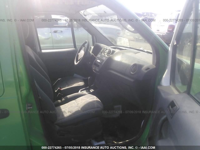 NM0LS7AN8AT033125 - 2010 FORD TRANSIT CONNECT XL GREEN photo 5