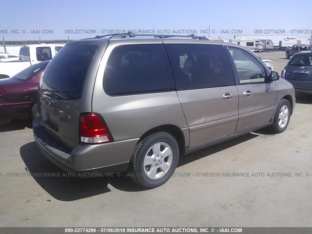 2FMZA57605BA78940 - 2005 FORD FREESTAR SES SILVER photo 4