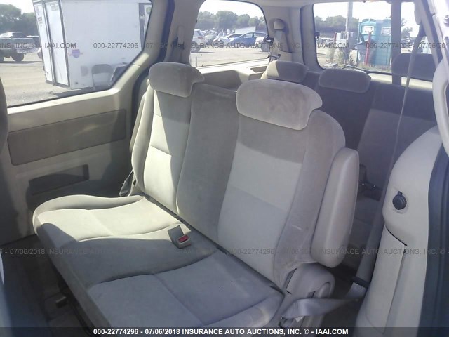 2FMZA57605BA78940 - 2005 FORD FREESTAR SES SILVER photo 8