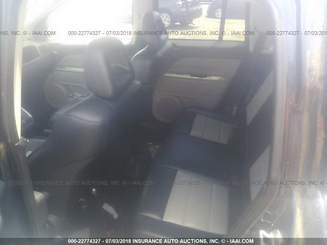 1J8FT57W97D176601 - 2007 JEEP COMPASS LIMITED GRAY photo 8