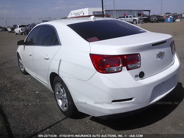 1G11C5SL9EF216751 - 2014 CHEVROLET MALIBU 1LT WHITE photo 3