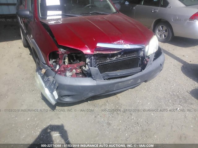 4F2YZ02Z65KM43172 - 2005 MAZDA TRIBUTE I 勃艮第红 照片 6