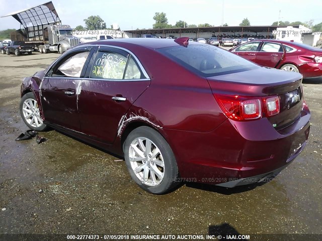1G11E5SA7GF102372 - 2016 CHEVROLET MALIBU LIMITED LTZ Tünd qırmızı foto 3