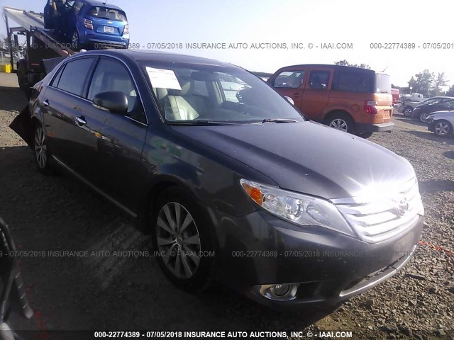 4T1BK3DB3BU436316 - 2011 TOYOTA AVALON LIMITED GRAY photo 1