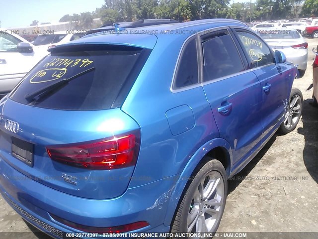 WA1GFCFS3GR018855 - 2016 AUDI Q3 PRESTIGE BLUE photo 4