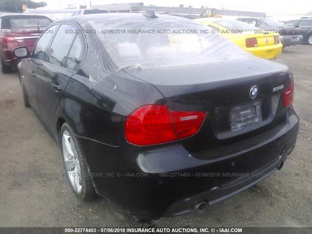 WBAPL5G59BNN23833 - 2011 BMW 335 XI BLACK photo 3