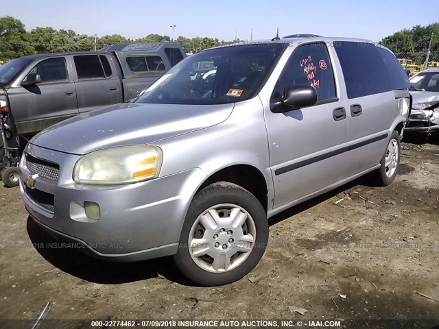 1GNDU23L16D214432 - 2006 CHEVROLET UPLANDER LS SILVER photo 2