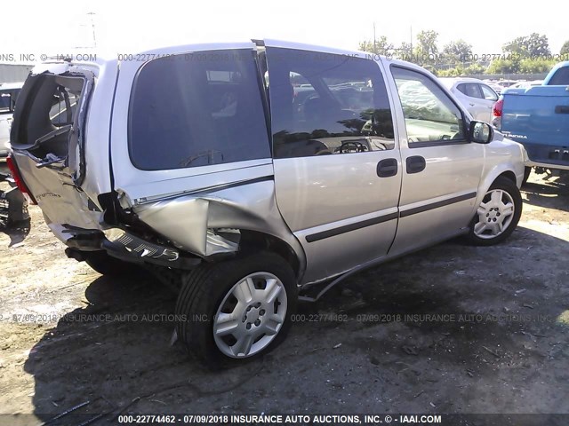 1GNDU23L16D214432 - 2006 CHEVROLET UPLANDER LS SILVER photo 4