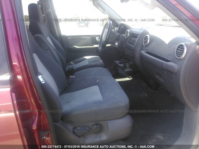 1FMRU15WX3LC41092 - 2003 FORD EXPEDITION XLT BURGUNDY photo 5