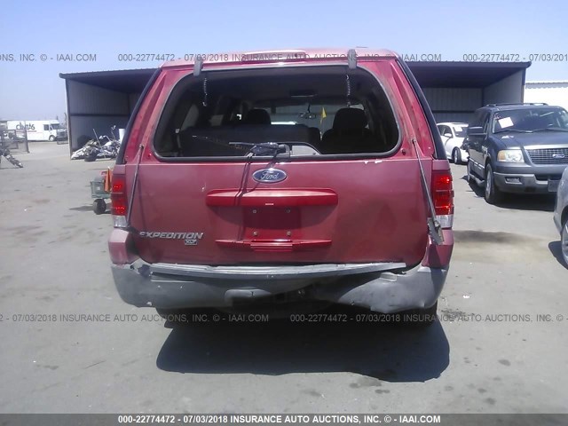 1FMRU15WX3LC41092 - 2003 FORD EXPEDITION XLT BURGUNDY photo 6