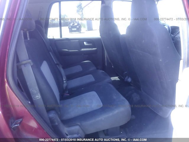 1FMRU15WX3LC41092 - 2003 FORD EXPEDITION XLT BURGUNDY photo 8