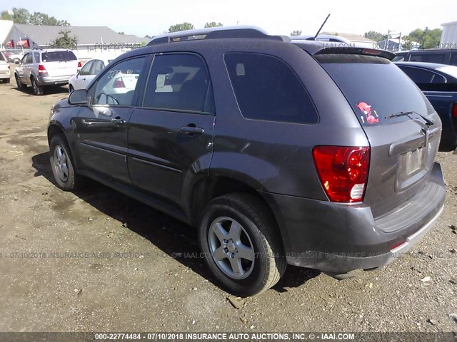 2CKDL63F576042427 - 2007 PONTIAC TORRENT GRAY photo 3