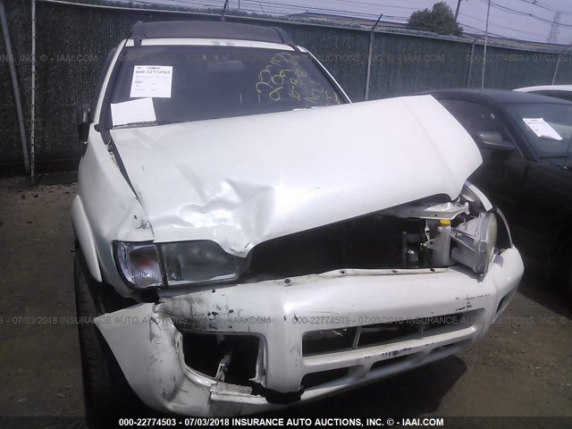 JN8DR09Y44W903551 - 2004 NISSAN PATHFINDER LE/SE WHITE photo 6