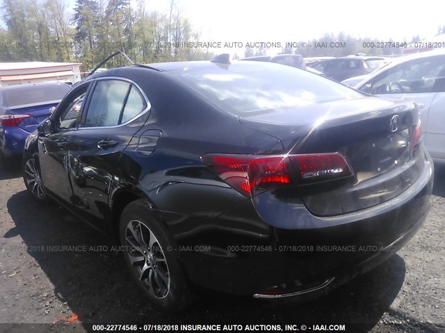 19UUB1F37FA008863 - 2015 ACURA TLX BLACK photo 3