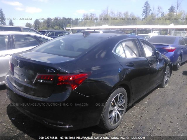 19UUB1F37FA008863 - 2015 ACURA TLX BLACK photo 4